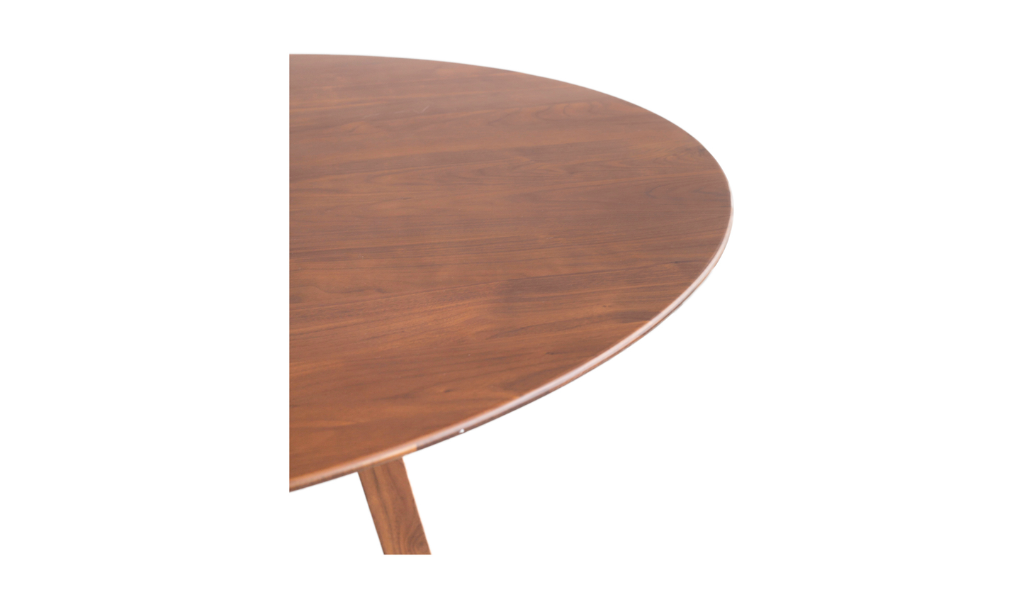 Moe Aldo Round Dining Table Walnut CB-1027-03