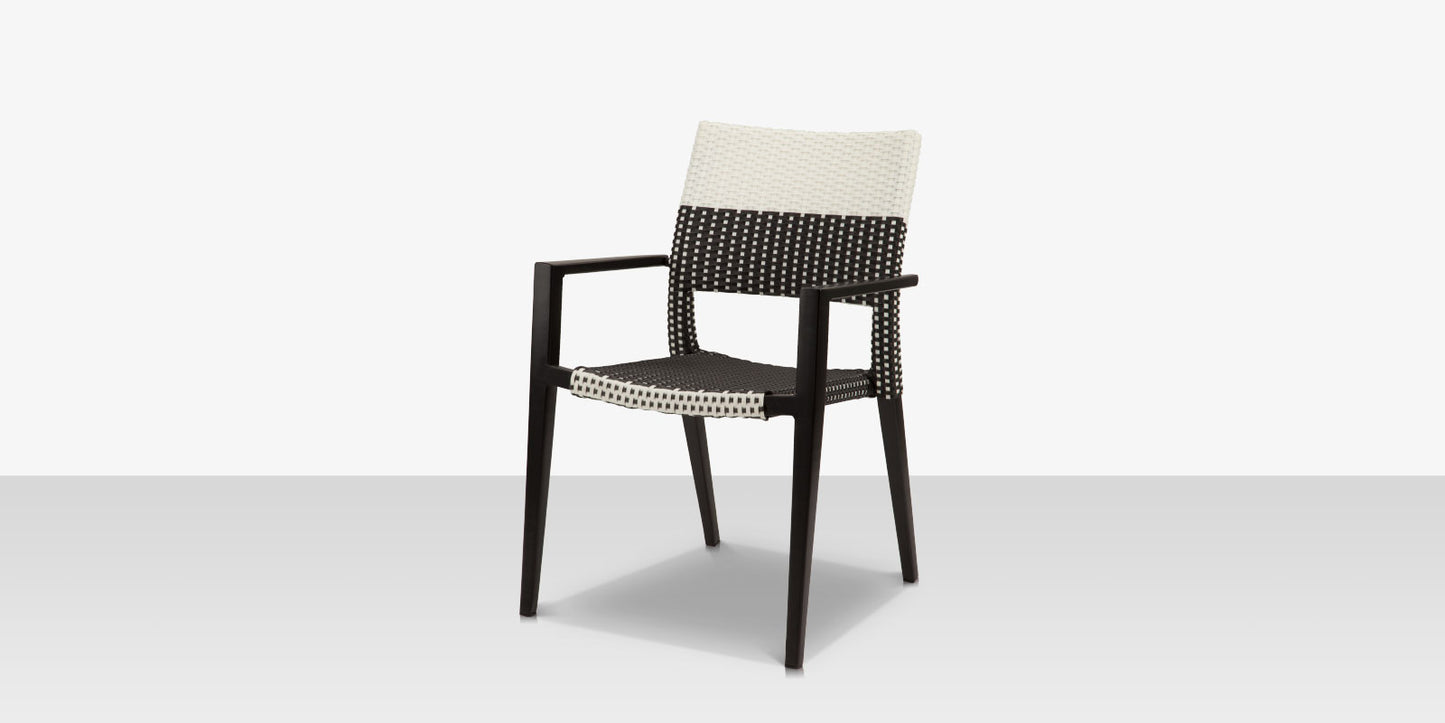 Source Furniture Chloe Wicker Dining Arm Chair