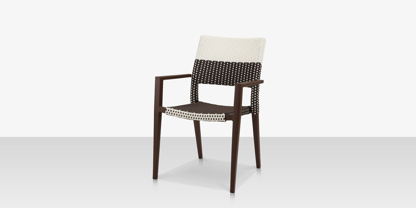 Source Furniture Chloe Wicker Dining Arm Chair