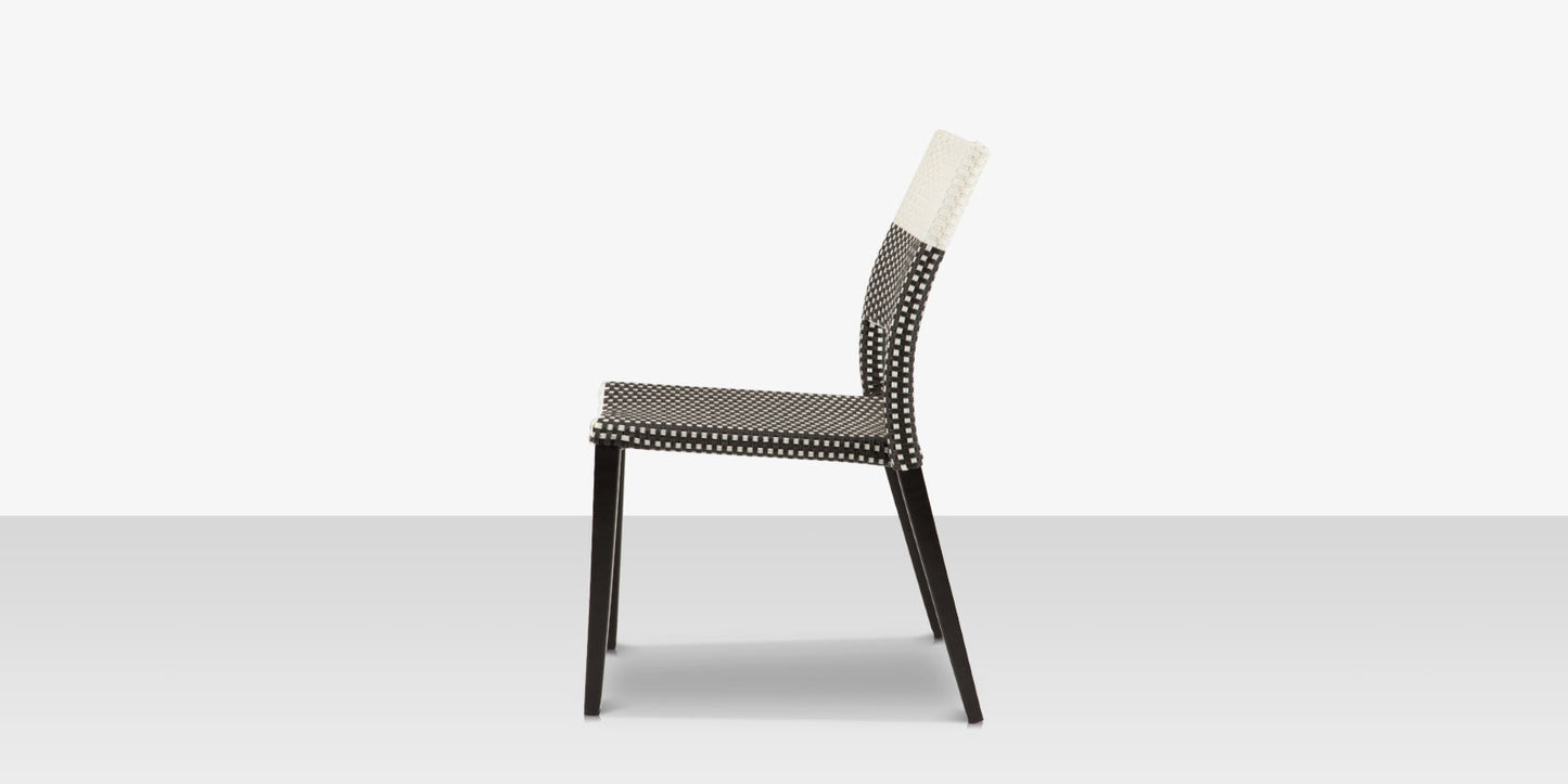Source Furniture Chloe Wicker Dining Side Armless Chair