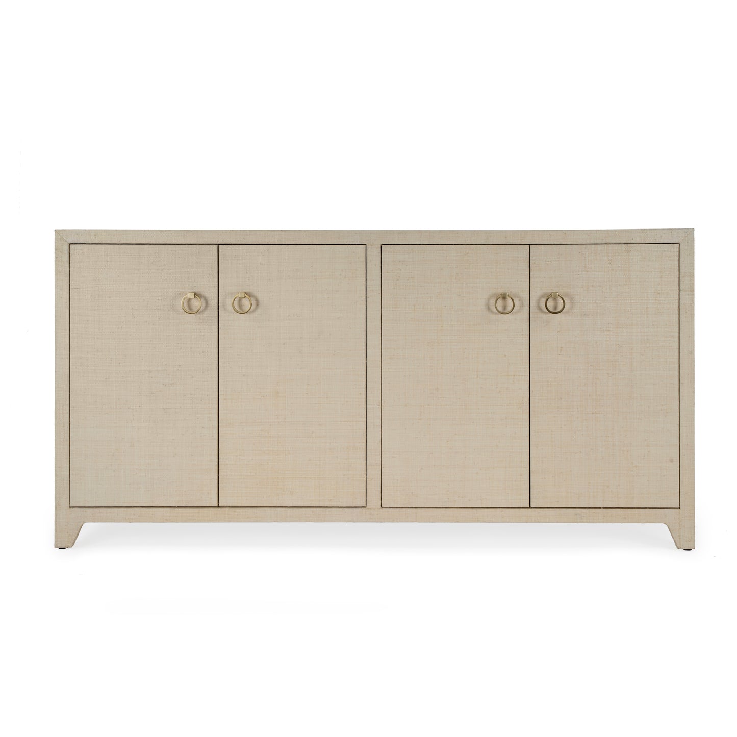 Butler Specialty Company Bar Harbor Raffia 4 Door 70" Sideboard, Natural