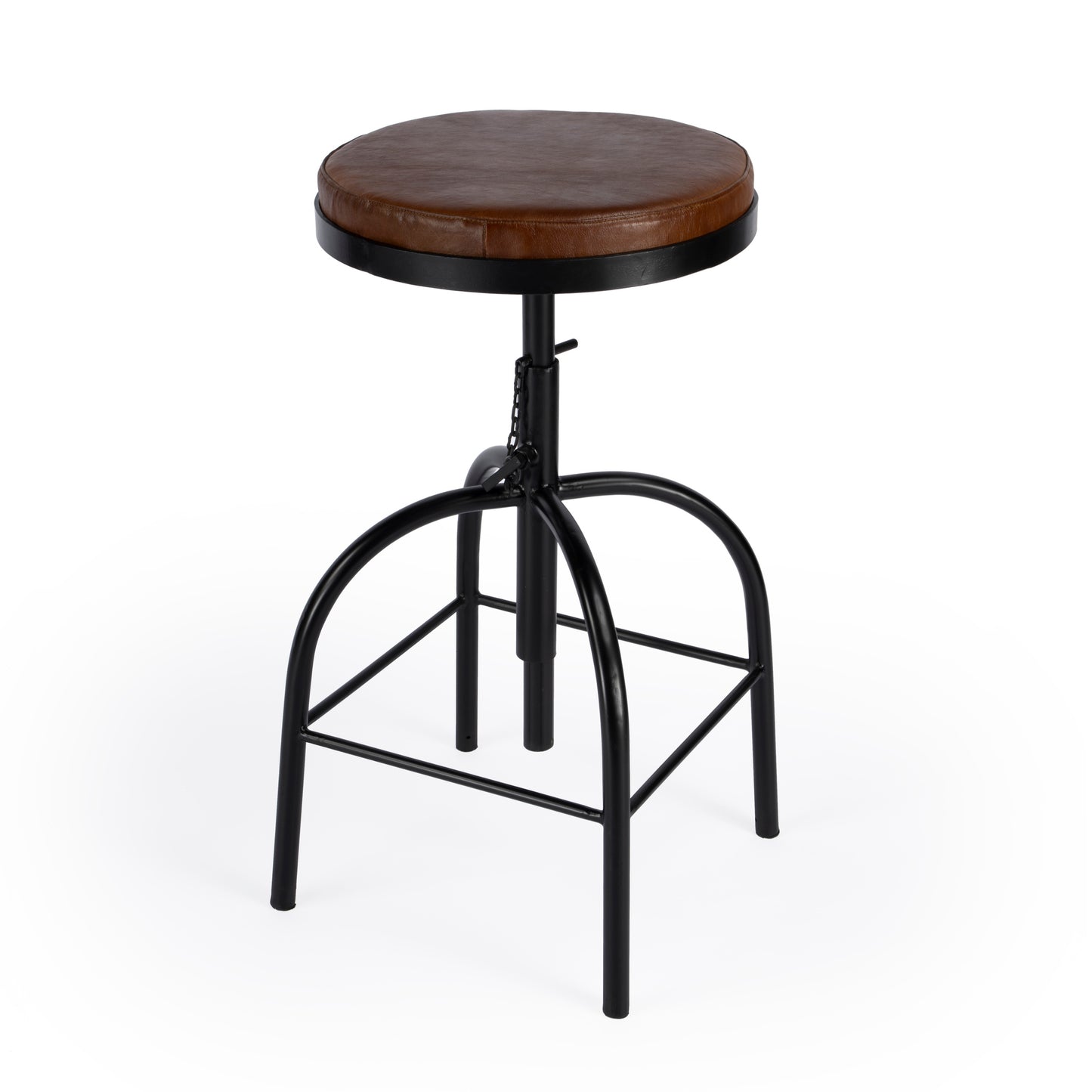 Butler Specialty Company Clyde Leather 25" Adjustable Bar Stool