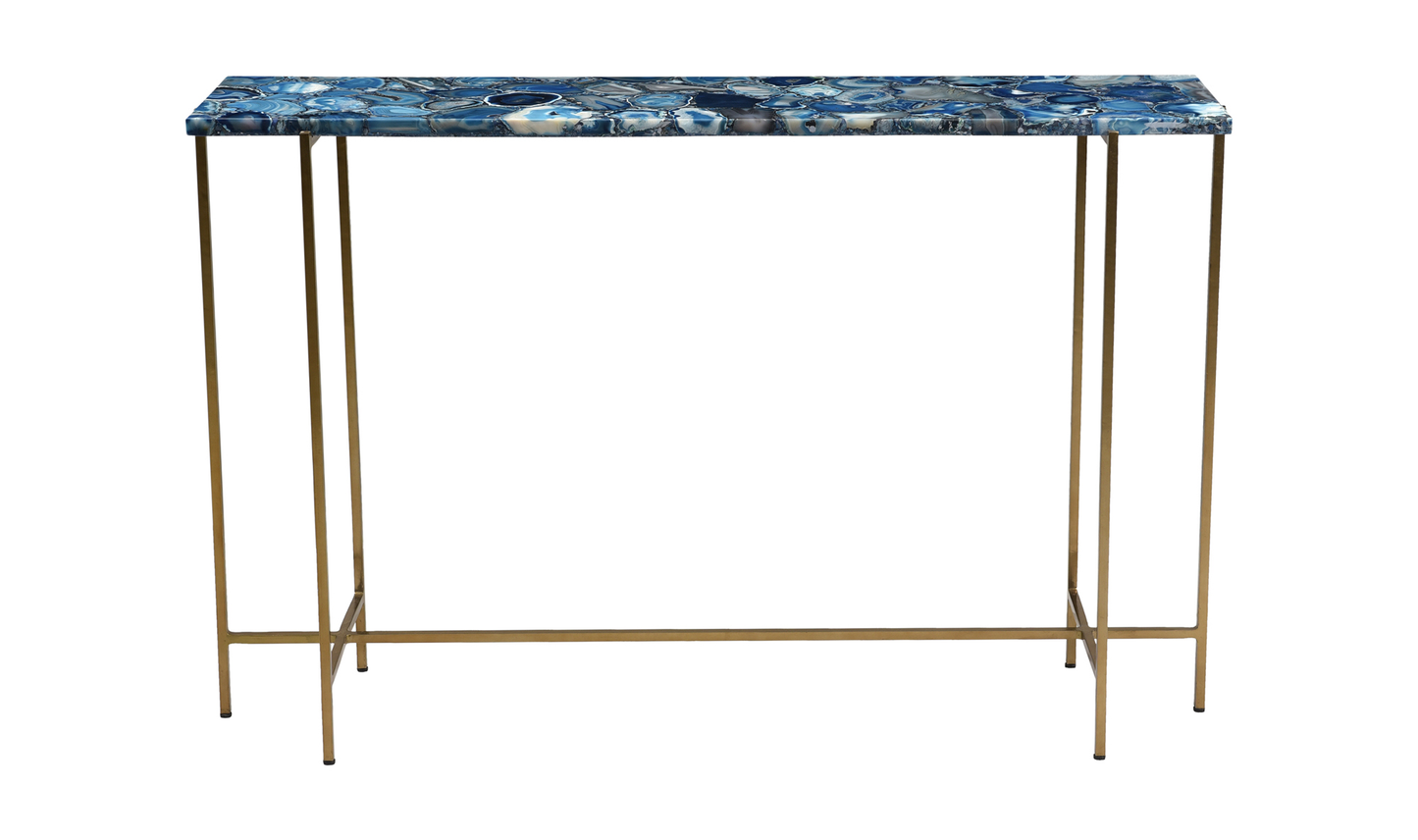 Moe Blue Agate Console Table GZ-1131-26