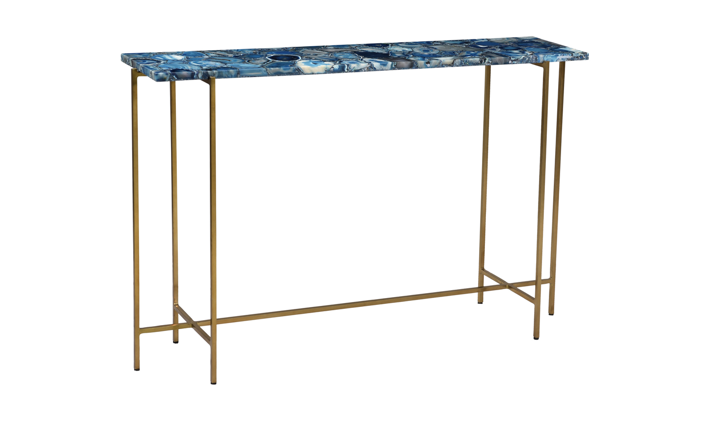 Moe Blue Agate Console Table GZ-1131-26