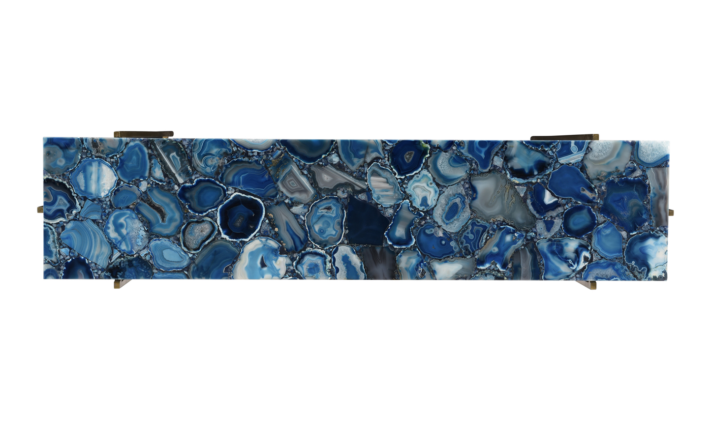 Moe Blue Agate Console Table GZ-1131-26