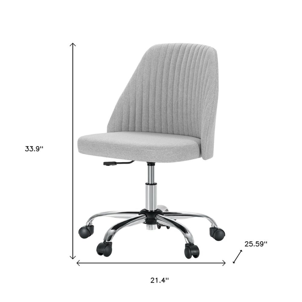 Adjustable Height Ergonomically Designed Swivel Rolling Office Chair