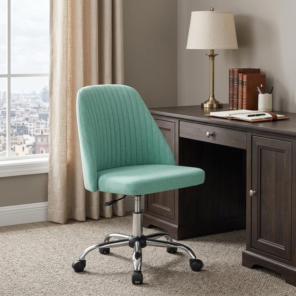 Adjustable Height Ergonomically Designed Swivel Rolling Office Chair