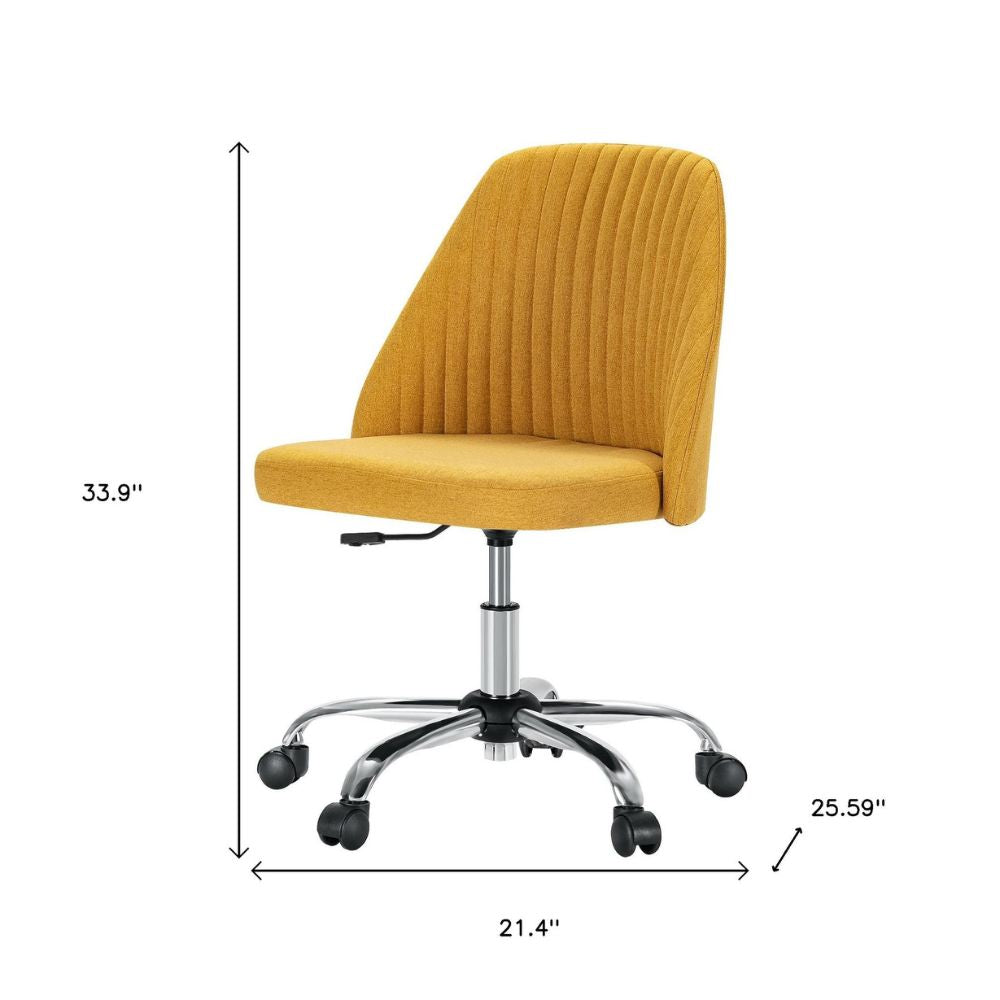 Adjustable Height Ergonomically Designed Swivel Rolling Office Chair
