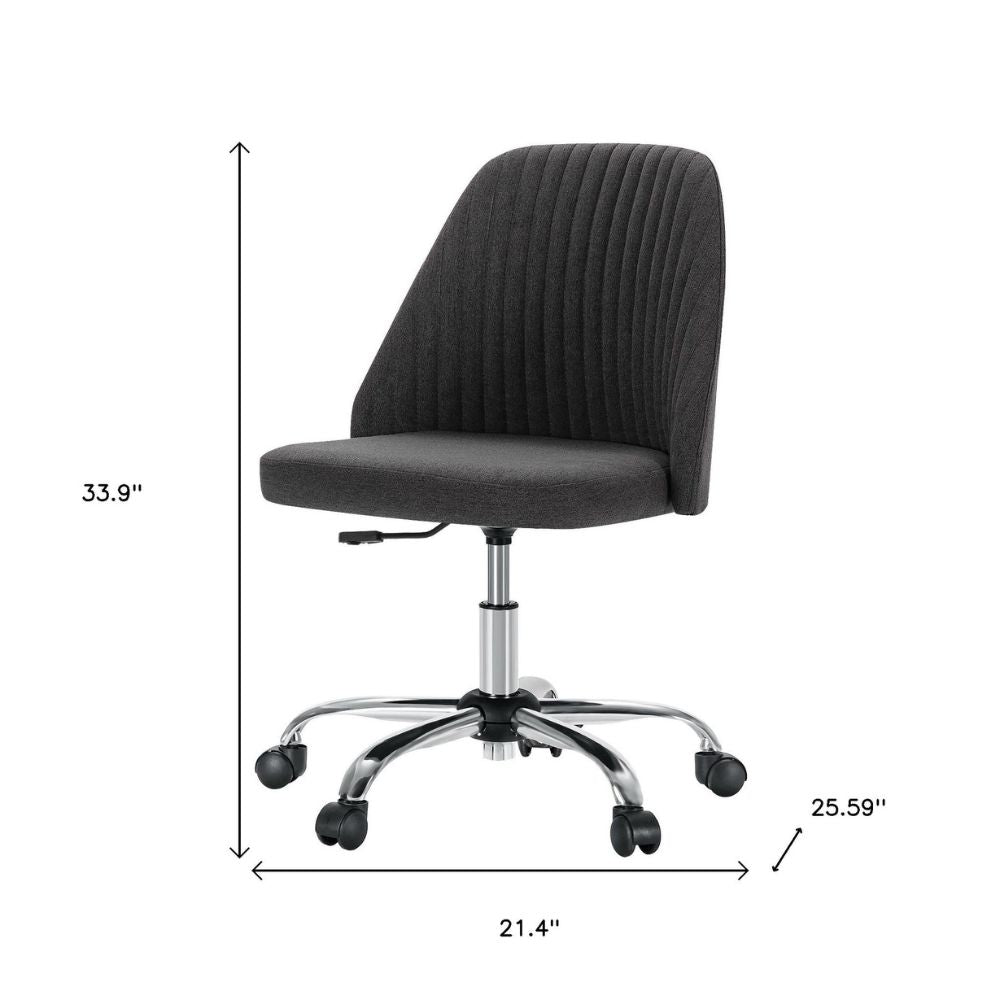 Adjustable Height Ergonomically Designed Swivel Rolling Office Chair