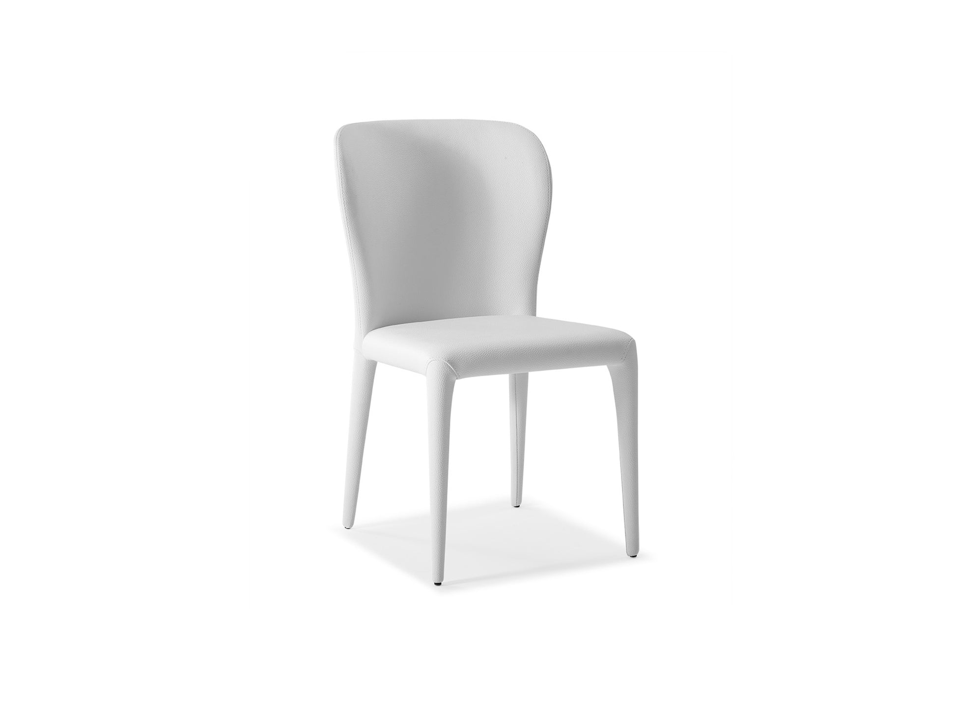 Whiteline Hazel Dining Chair Faux Leather Seat Back and Legs Covered - GOLD STAR Dining