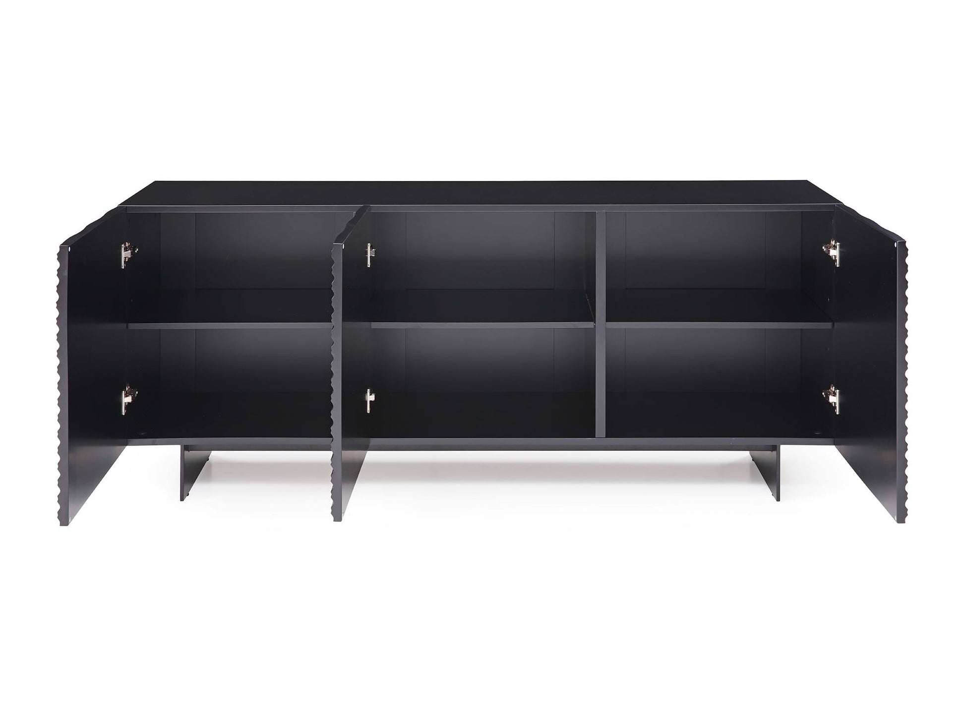 Whiteline Vanessa Buffet SB1425-BLK - GOLD STAR Dining