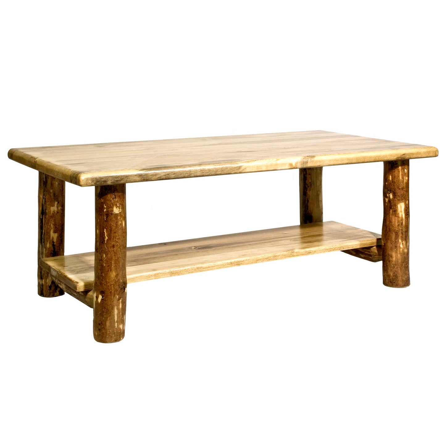 Montana Glacier Country Collection Coffee Table w/ Shelf MWGCCTN