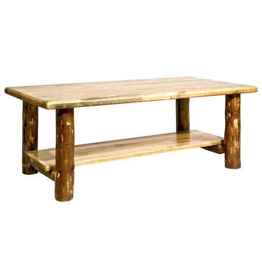 Montana Glacier Country Collection Coffee Table w/ Shelf MWGCCTN