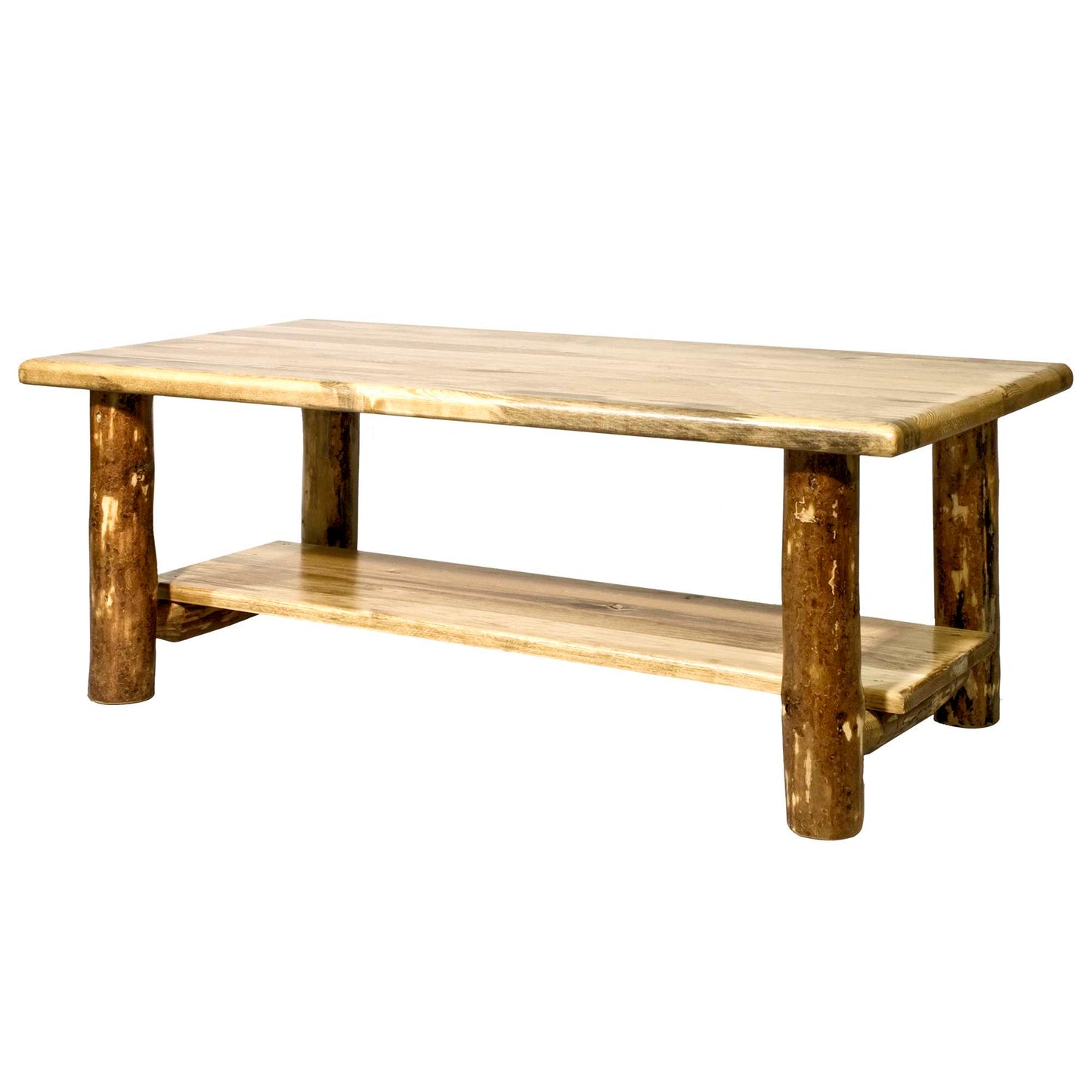 Montana Glacier Country Collection Coffee Table w/ Shelf MWGCCTN