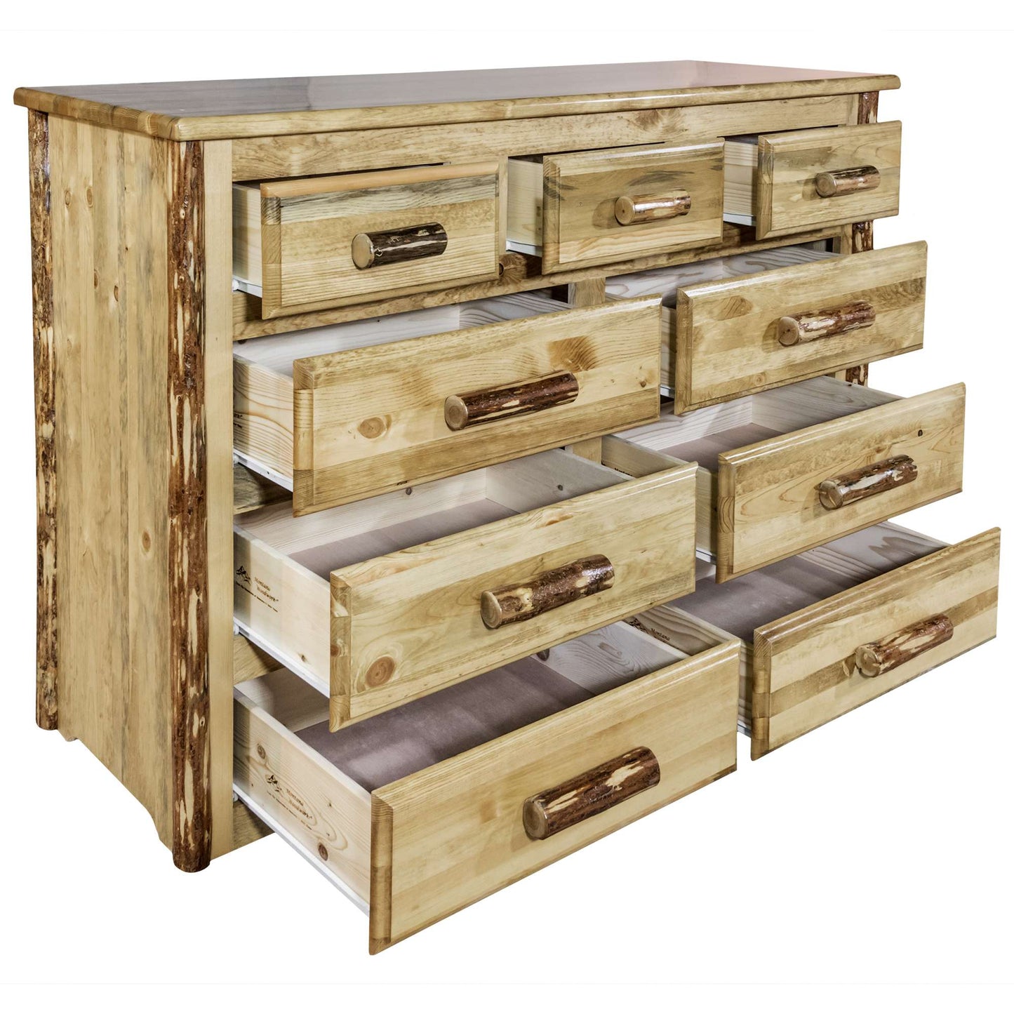 Montana Woodworks Glacier Country Collection 6/ 9 Drawer Dresser