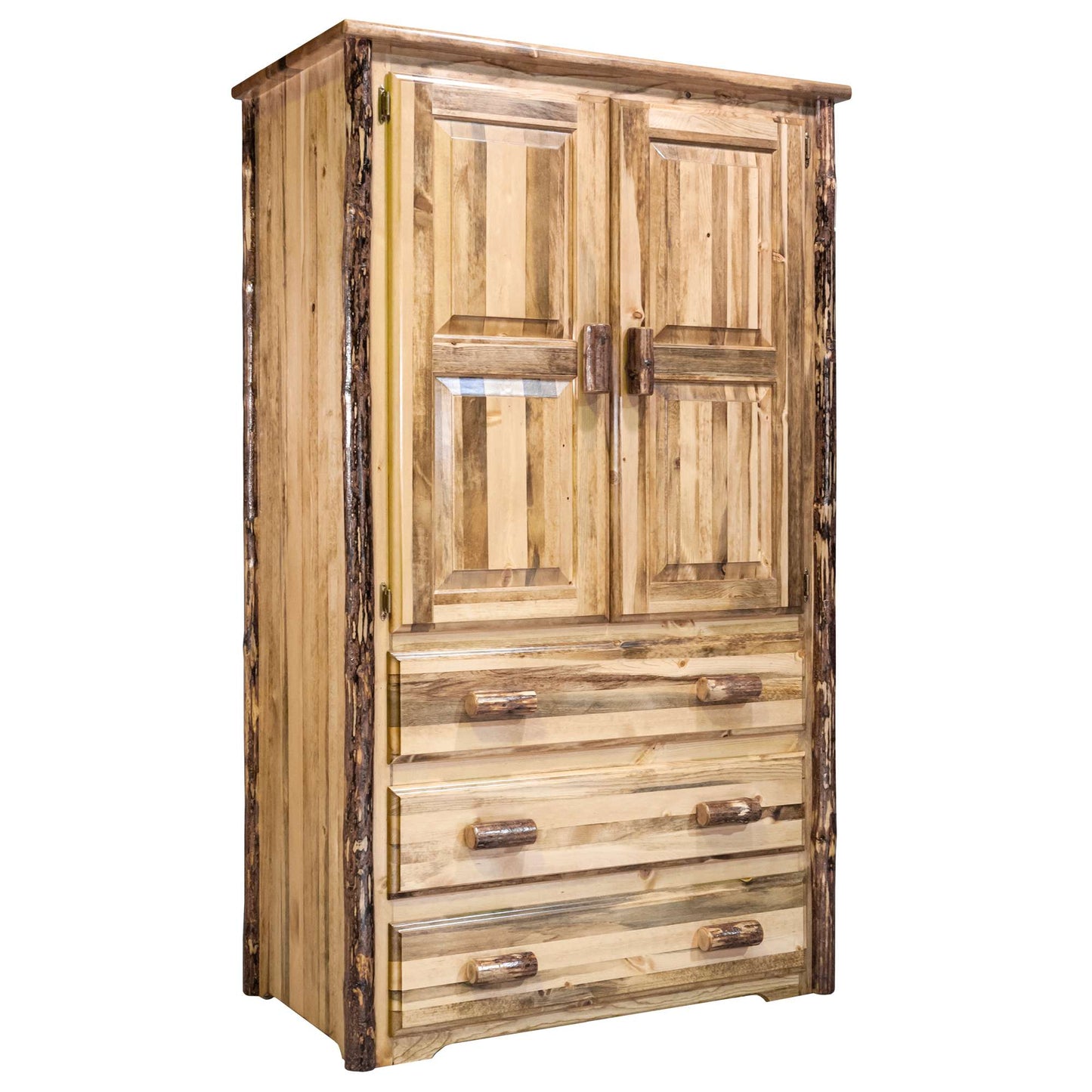 Montana Woodworks Glacier Country Collection Armoire/Wardrobe MWGCARN