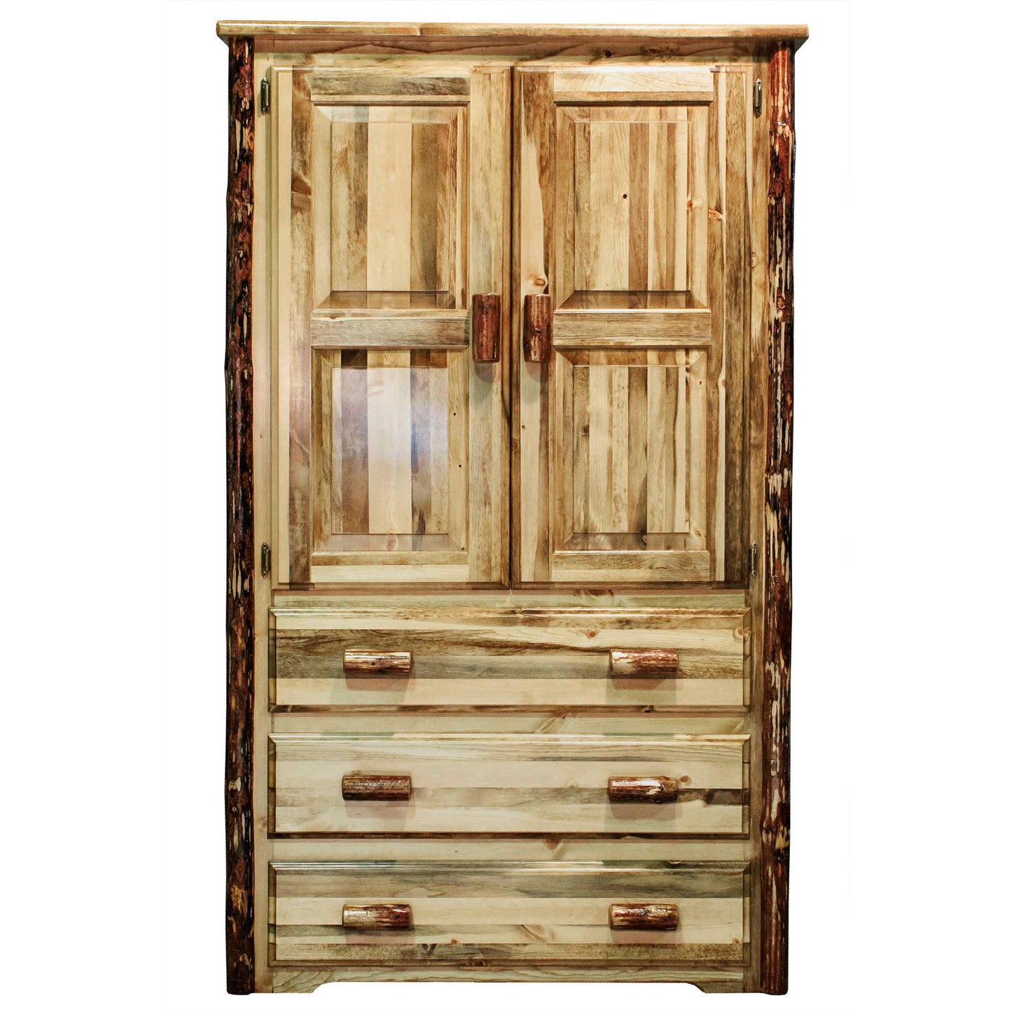 Montana Woodworks Glacier Country Collection Armoire/Wardrobe MWGCARN