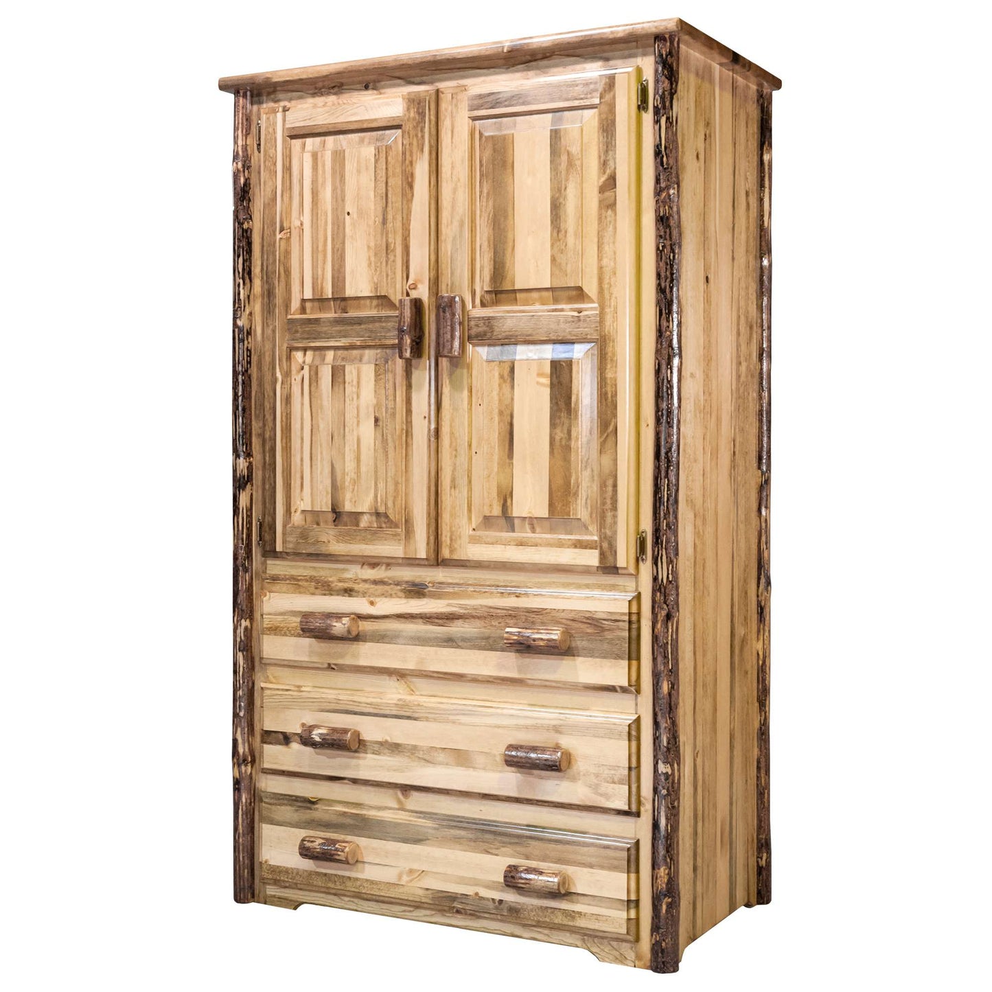 Montana Woodworks Glacier Country Collection Armoire/Wardrobe MWGCARN