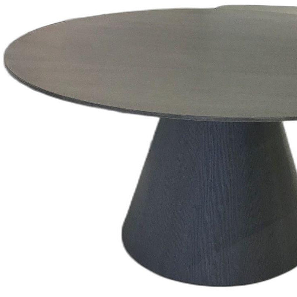 Homeroots 59 X 59 X 30 Grey Veneer Dining Table 370715 - GOLD STAR Dining