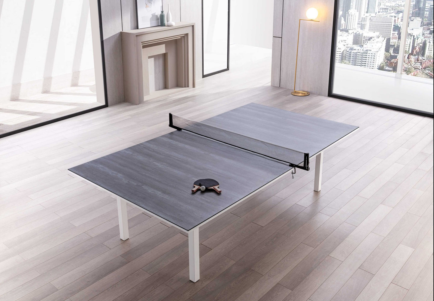 Homeroots Two In One Dining And Ping Pong Table 372070 - GOLD STAR Dining