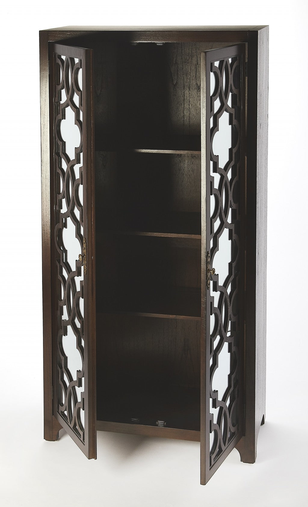 Homeroots Morjanna Tall Cabinet - GOLD STAR Dining