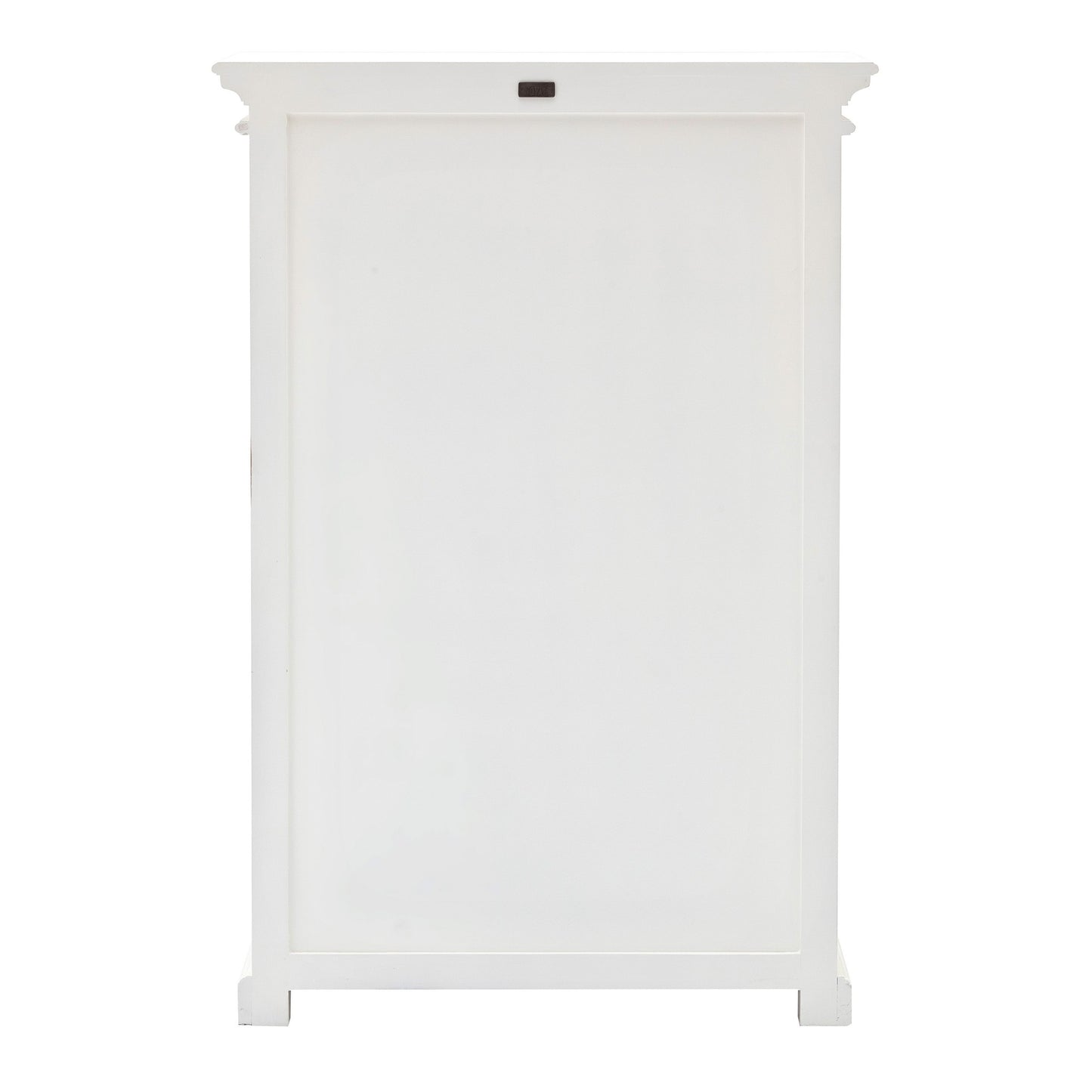 Homeroots Classic White Two Level Storage Cabinet 397840 - GOLD STAR Dining