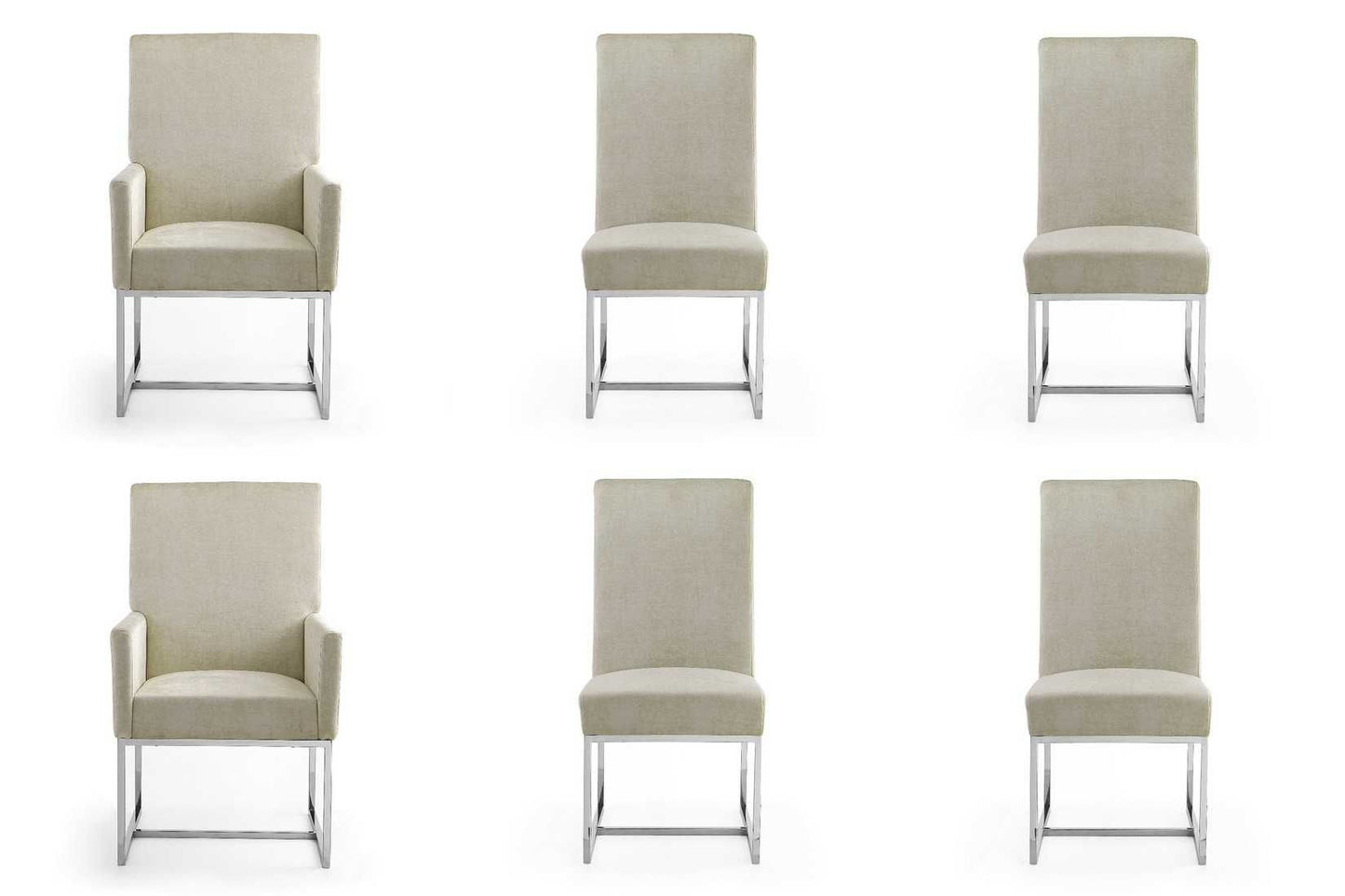 Manhattan Comfort Element Dining Chairs (Set of 8) - GOLD STAR Dining