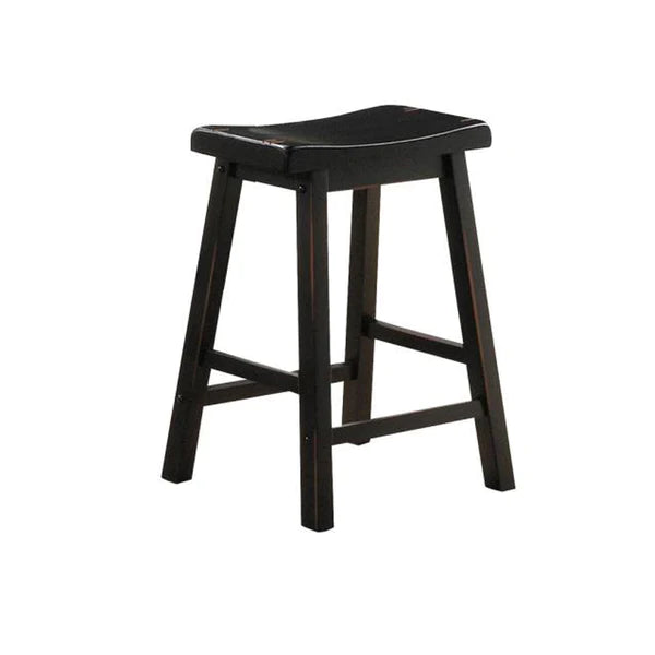Benzara Gaucho 5 Piece Pack Counter Height Set, Black BM148312 - GOLD STAR Dining