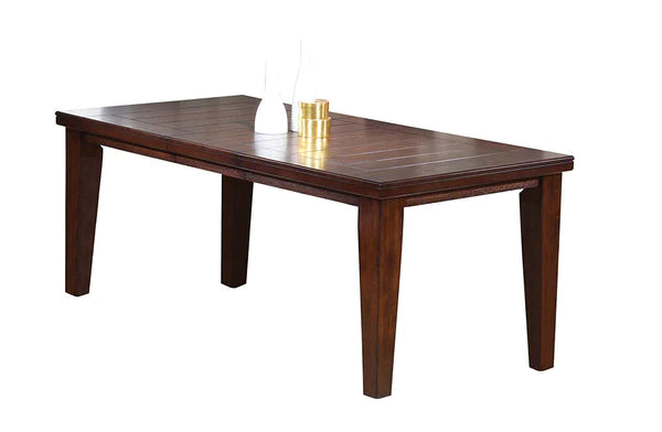 Benzara Urbana Dining Table, Cherry BM155363 - GOLD STAR Dining