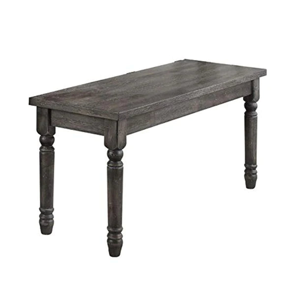 Benzara Weathered Looking Dining Table, Gray BM157230 - GOLD STAR Dining