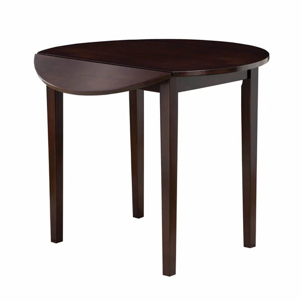 Benzara Transitional Style 3 Piece Wooden Dining Table and Chair Set, Brown BM69410 - GOLD STAR Dining