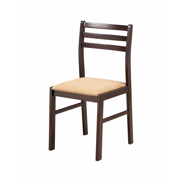 Benzara Transitional Style 3 Piece Wooden Dining Table and Chair Set, Brown BM69410 - GOLD STAR Dining